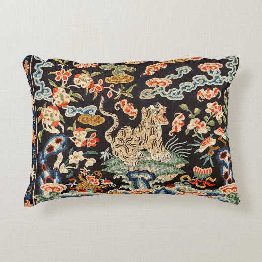 スタイル日本のタイガーポーフ アクセントクッション (正面)