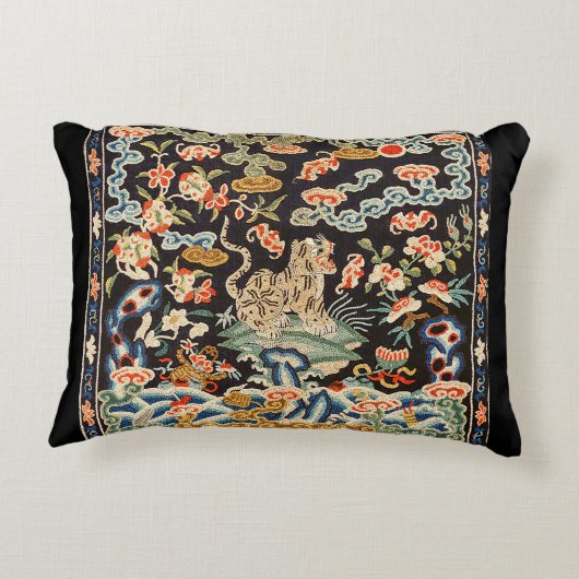 スタイル日本のタイガーポーフ アクセントクッション (裏面)