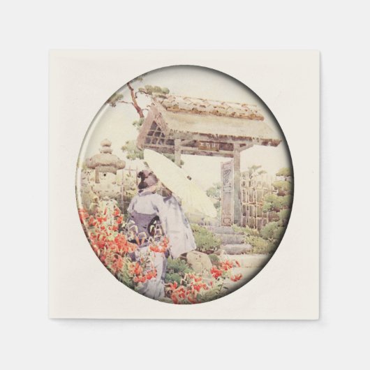 スタイル日本のナプキン スタンダードカクテルナプキン (正面)