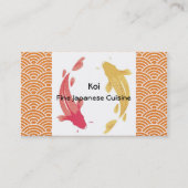 スタイル日本の酒バーすしレストランシェフ 名刺 (正面)