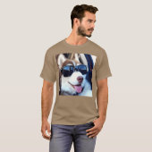 スタイル犬おもしろい友 Tシャツ (正面フル)