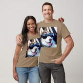 スタイル犬おもしろい友 Tシャツ (ユニセックス)