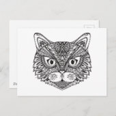 スタイル猫 ポストカード (正面/裏面)