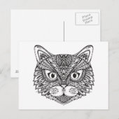 スタイル猫 ポストカード (正面/裏面)