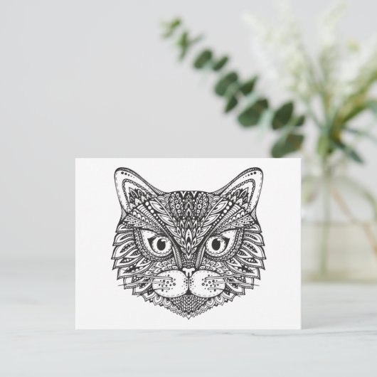 スタイル猫 ポストカード (スタンド正面)