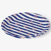 スタイル航海のデコール ペーパープレート (アングル)