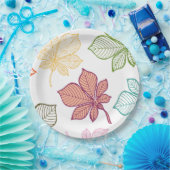 スタイル葉化8 ペーパープレート (パーティー)