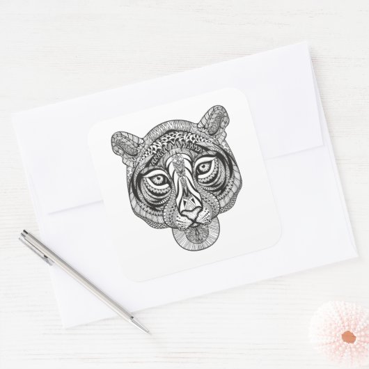 スタイル虎 スクエアシール (封筒)