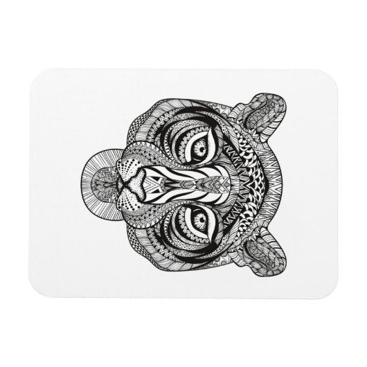 スタイル虎 マグネット (横)