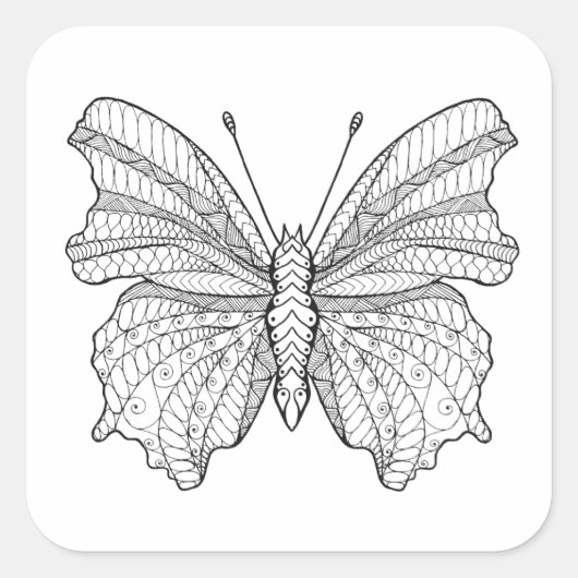 スタイル蝶3 スクエアシール (正面)