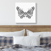 スタイル蝶6 キャンバスプリント (インサイチュ (寝室))