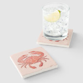 スタイル蟹 ストーンコースター (横)