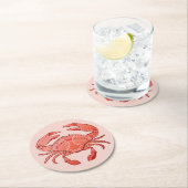 スタイル蟹 ラウンドペーパーコースター (インサイチュ)