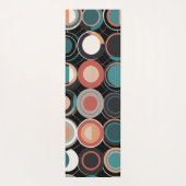 スタイル設定された円 ヨガマット (裏面)