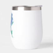 スタイル設定オーバーサイズバラ – アイスブルー (左面)