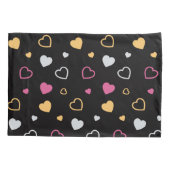 スタイル設定ハートパターン3 枕カバー (裏面-左)