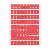 スタイル設定ハートパターン4 ラップアラウンドラベル (シート)