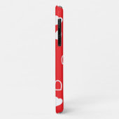 スタイル設定ハートパターン4 Case-Mate iPhoneケース (裏面/左)