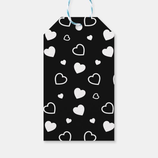 スタイル設定ハートパターン5 ギフトタグ (裏面)