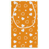 スタイル設定ハートパターン8 スモールペーパーバッグ (裏面)