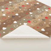 スタイル設定ハートパターン9 シェルパブランケット (3/4)