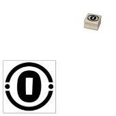 「スタイル設定番号0」ゴム印 ラバースタンプ (押印)