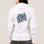 スタイル話Tシャツ – はっきりしたファッション文 パーカ (裏面)