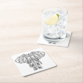 スタイル象 スクエアペーパーコースター (インサイチュ)