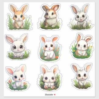 スタイル違うキュートバニーカスタムカットビニール シール