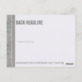 スタイル部族銀写真ビジネス用はがき ポストカード (裏面)