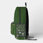 スタイル開花-フローラオールオーバープリントBackpack プリントバックパック (右)