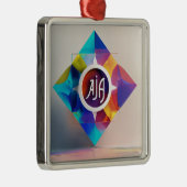 スタイル頭が切れるティー メタルオーナメント (右)