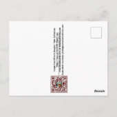 スタイル1885の座標 ポストカード (裏面)