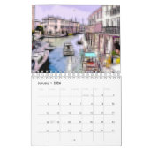 スタイル「インプレッション」カレンダーのデジタル効果 カレンダー (1月 2026)