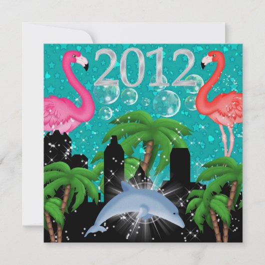 スタイル・ブライト・ライツ - パラダイス・パーティー - SRF 招待状 (正面)