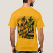 スタイル: ベーシック ダーク Tシャツ 快適 (裏面)