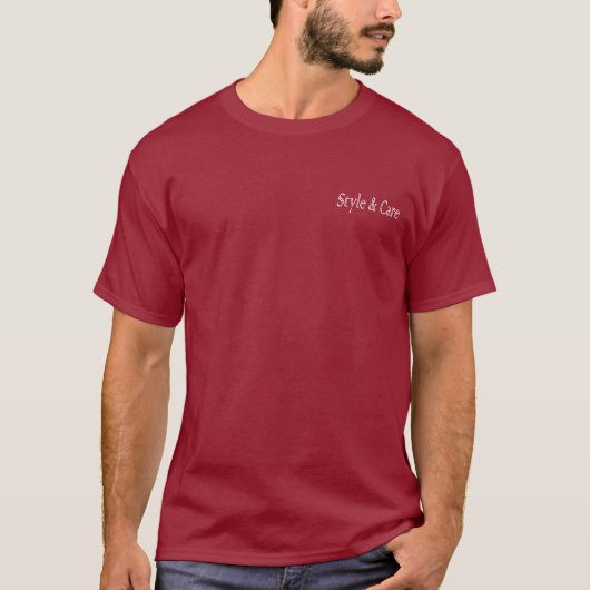 スタイル&マ気にロ無地のーン Tシャツ (正面)