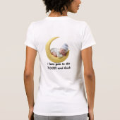 スタイル: 女性用ベーシックTシャツ 快適でカジュアル Tシャツ (裏面)