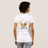 スタイル: 女性用ベーシックTシャツ 快適でカジュアル Tシャツ (裏面フル)