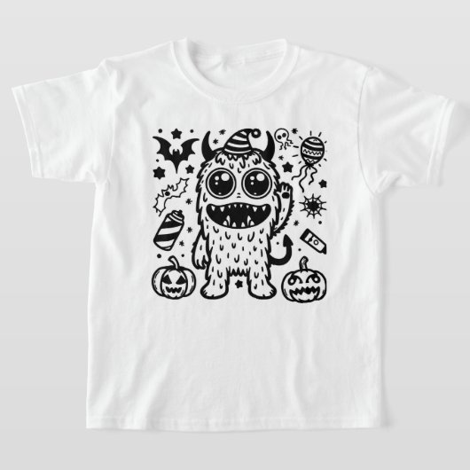 スタイル：完璧なハロウィンティー Tシャツ (レイダウン)