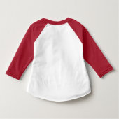 スタイル: 幼児のアメリカの服装3/4の袖のRaglan トドラーTシャツ (裏面)