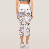 スタイル：高い腰のカプリス カプリレギンス (裏面)