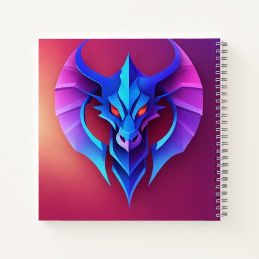 スタイル: 8.5インチx 8.5インチスパイラルノートブック ノートブック (裏面)