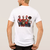 スタイル: Bella Canvas トリブレンドTシャツ トライブレンドTシャツ (裏面)