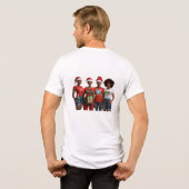 スタイル: Bella Canvas トリブレンドTシャツ トライブレンドTシャツ (裏面全面)