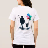 スタイル: Bella Canvas レディース トリブレンド Tシャツ (裏面)