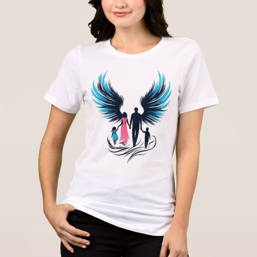 スタイル: Bella Canvas レディース トリブレンド Tシャツ (正面)