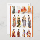 スタイル_of_Sariヴィンテージプリント ポストカード (正面/裏面)