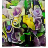 スタイルaの美しい花束 シャワーカーテン (正面)