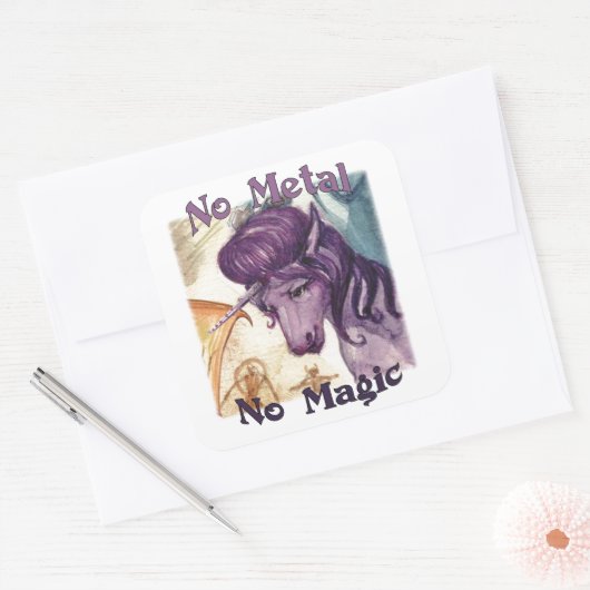 スタイルNo Metal魔法シール スクエアシール (封筒)